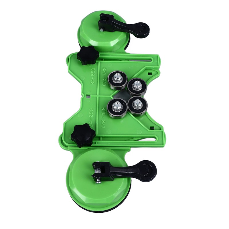 Tile Hole Saw Guide Jig Fixture Adjustable Portable with 2