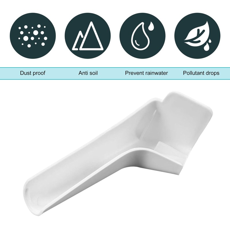 yorpyep 4 PCS RV Rain Gutter Spouts, Keeps Car Roof