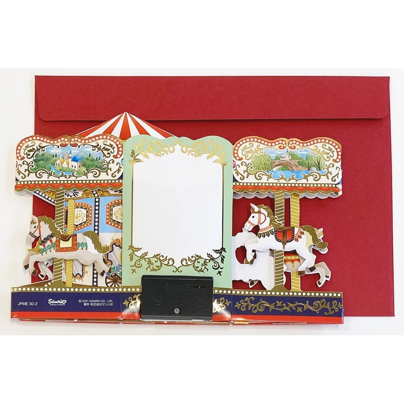 Sanrio JPME30-2 P 130 Standard Birthday Card Melody Card Merry