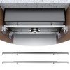 Undermount Sink Brackets, Adjustable Stainless Steel Sink Installation Kit for