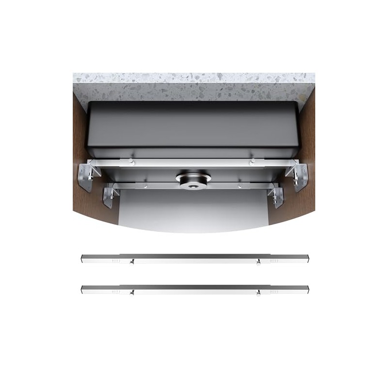 Undermount Sink Brackets, Adjustable Stainless Steel Sink Installation Kit for