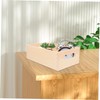 Tofficu Small Solid Wood Desktop Storage Box Multi Use Wooden