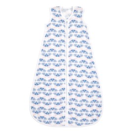 aden + anais Baby Sleeping Bag, 100% Cotton Muslin, Wearable Swaddle Blanket for Girls & Boys, Newborn Sleep Sack, Breathable & Lightweight, TOG Rating 1.0, 0-6 Months, deco ASEC10010