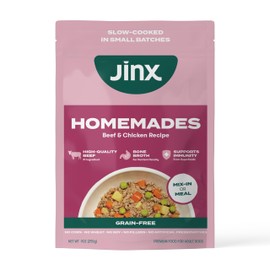 Jinx Beef & Chicken Homemades Grain-Free Wet Dog Food, 3-oz, Pouch, case of 8 Count