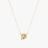 Gold&Deer 14KGP Sculpt Pendant Necklace White Gold / 골드앤디어 14KGP