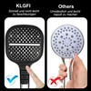 KLGFI Shower Head, 7 Modes, Water-Saving Shower Head, 13 cm