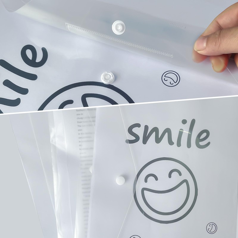 Clear A4 Plastic Wallets 25 Pcs - A4 File Document