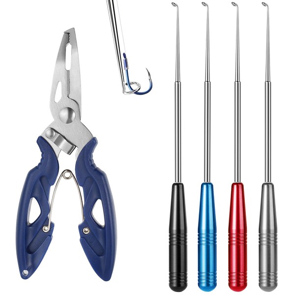 Pack of 5 Fishing Hooks Quick Remover, Fishing Hook Remover