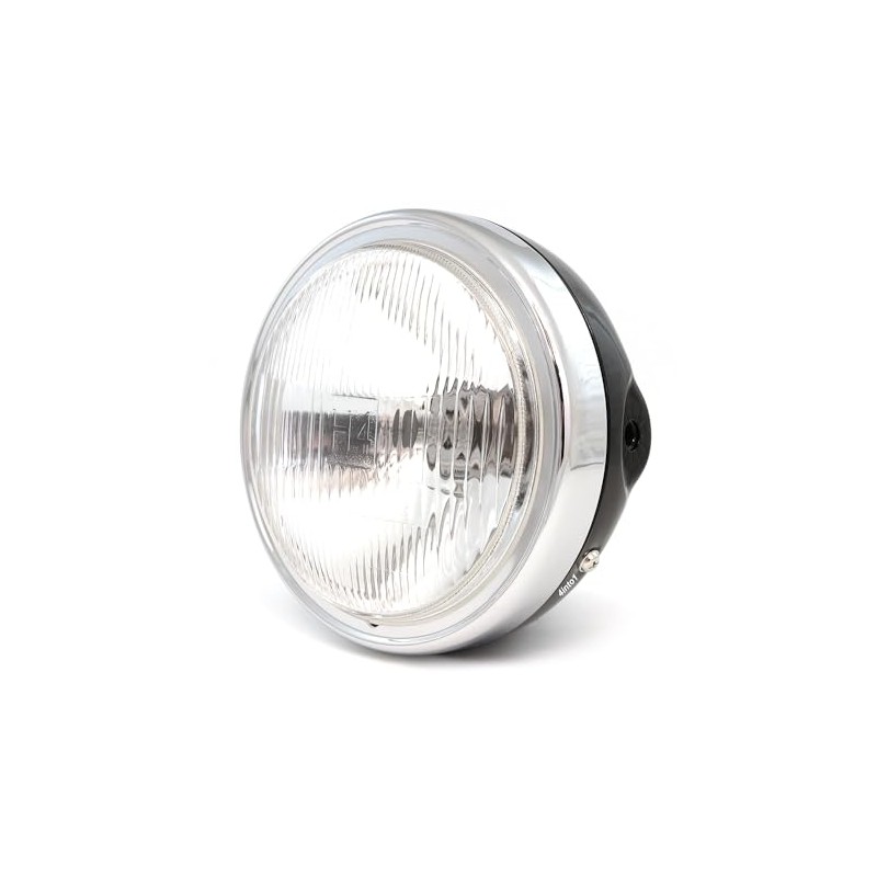 Halogen Headlight Assembly - Black - Compatible with Honda CB650