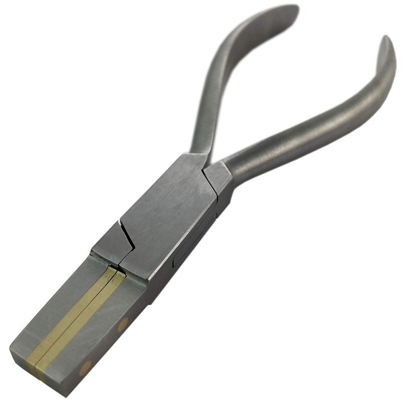 BRASS LINED SOFT JAW FLAT NOSE PLIERS : Quality Forming