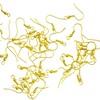 Earring Hooks - 200 pcs -Gold Plated Surgical Steel -