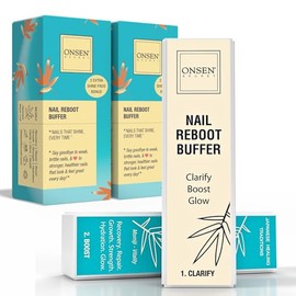 Onsen Secret 4-Way Nail Buffer Block for Healthy Natural Shine