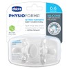 Chicco Chupete de silicona suave, Transparente, 0-6 Month