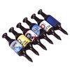 6PCS Mini Beer Bottle Golf Tees Plastic Funny Golfing Tees