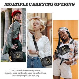 TOPEAST Christmas Gifts for Women, Birthday Gifts for Women Girls | Leather Small Crossbody Bags for Women (Black K)