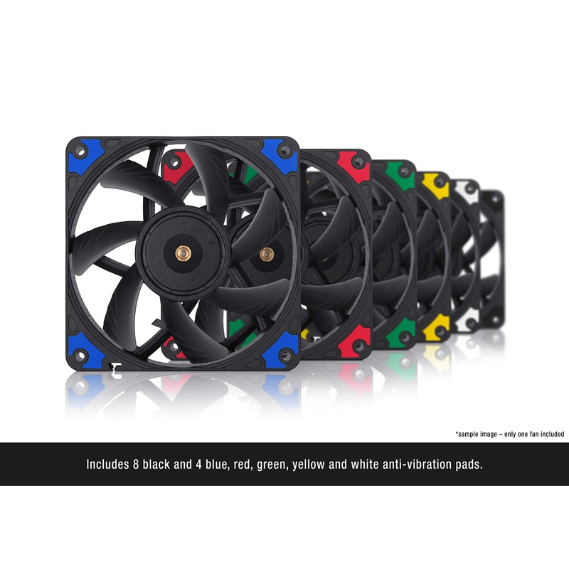 Noctua NF-A12x15 PWM chromax.Black.swap, Premium Quiet Slim Fan, 4-Pin (120x15mm,