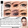 XMXueMei Double Side Liquid Winged Eyeliner Stamp,Smudge Proof Waterproof Eyeliner
