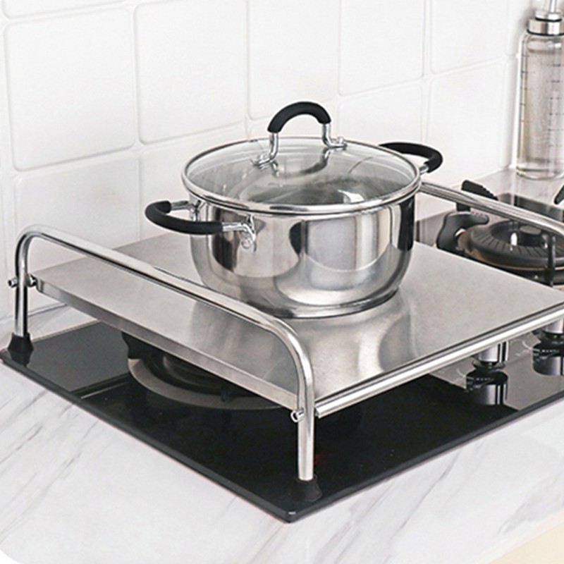 Induction Cooker Bracket Stainless Steel Electric Stove Storage Stand Space