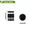 HOPESPANNER Tire Valve Stem Caps Dustproof Black Tyre Valve Dust