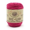 Lion Brand Yarn Re-Up Yarn, Raspberry