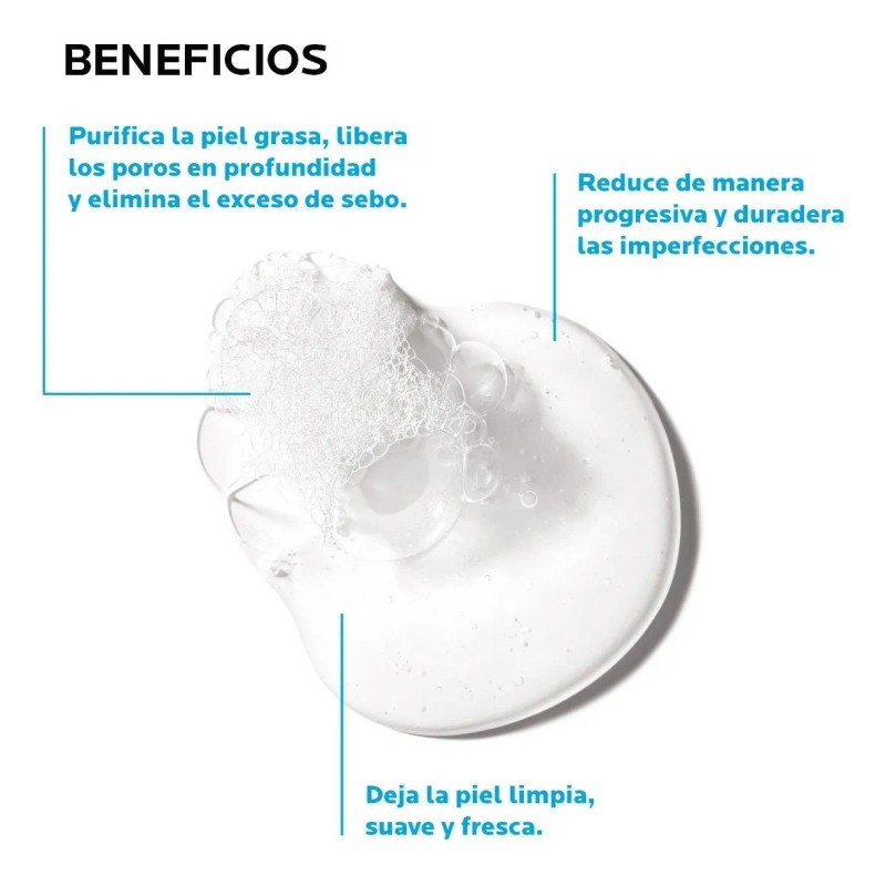 Gel Microexfoliante La Roche Posay Effaclar Piel Grasa 400ml de