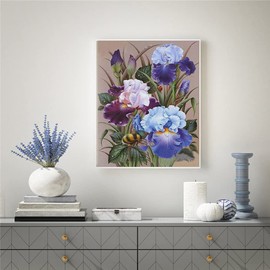 5D DIY Diamond Painting Set, 30 x 40 cm, Diamond Painting by Numbers Kits, Diamond Painting Pictures with Tools, Diamond Painting, Mosaic Making, Diamonds Painting for Adults, Beginners, Wall Decor