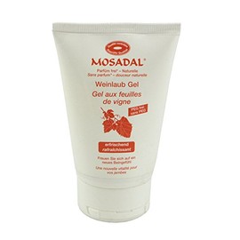 Mosadal Weinlaub Gel 100ml PEG und Parfümfrei, gegen schwere oder müde Beine, belebend-regenerierend-erfrischend