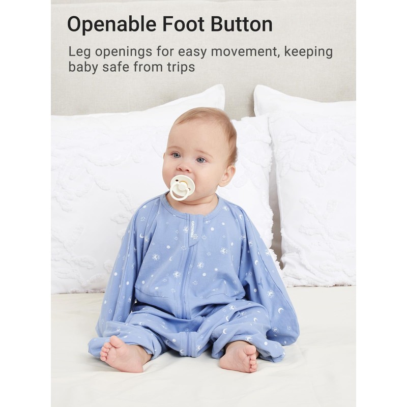 GROWNSY Transitional Swaddle Sleep Sack 3-6 Months, Starfish Design Baby
