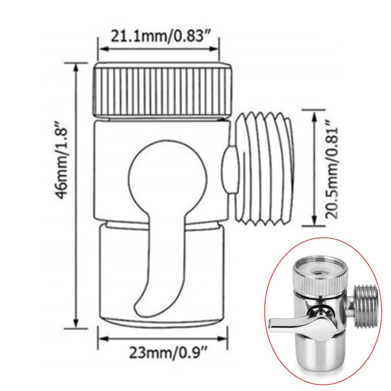 Faucet Valve Diverter Adapter, Switch Faucet Aerator Adapter, Faucet Adapter,
