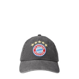 FC Bayern München I Baseball Cap Logo Washed I Unisex I Grey, black, Unit size