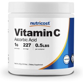 Nutricost Ascorbic Acid Powder (Vitamin C) 0.5 LBS (8 Ounce)
