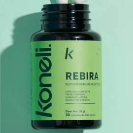 Koneli Rebira Suplemento Alimenticio Cúrcuma Verde Vitamina Cápsulas