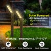 MOLEBIT Solar Outdoor Pathway Lights - IP65 Waterproof Landscape Lights