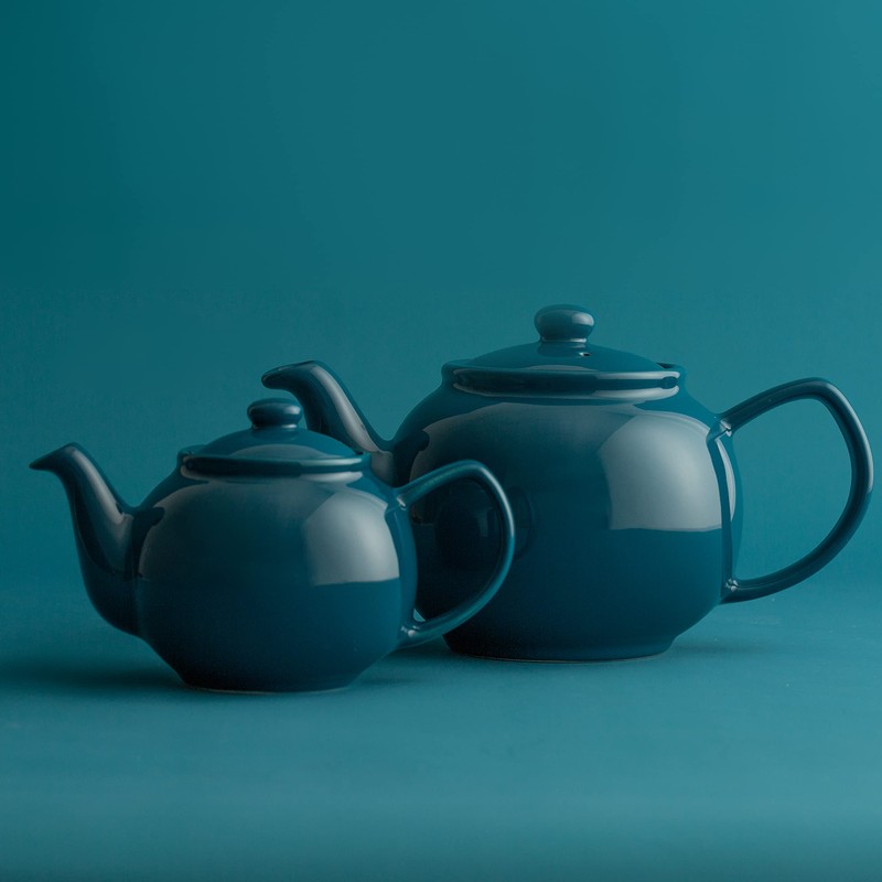 Price & Kensington Teapot | Stoneware, Teal, 2 Cup