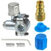 EPLZON R12 to R134A Bullet Piercing Valve Kit with Dust