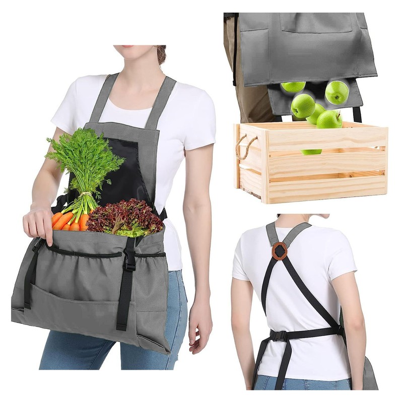 Harvest Bag Fruit Picking Apron Large Capacity Oxford Cloth Quick