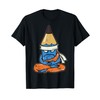 Cartoon Character With Pencil Creative Kids Design T-Shirt