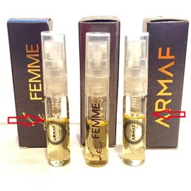 Armaf 3X Armaf Le Femme Women Sample Vial *Eau De Parfum* Spray With Box