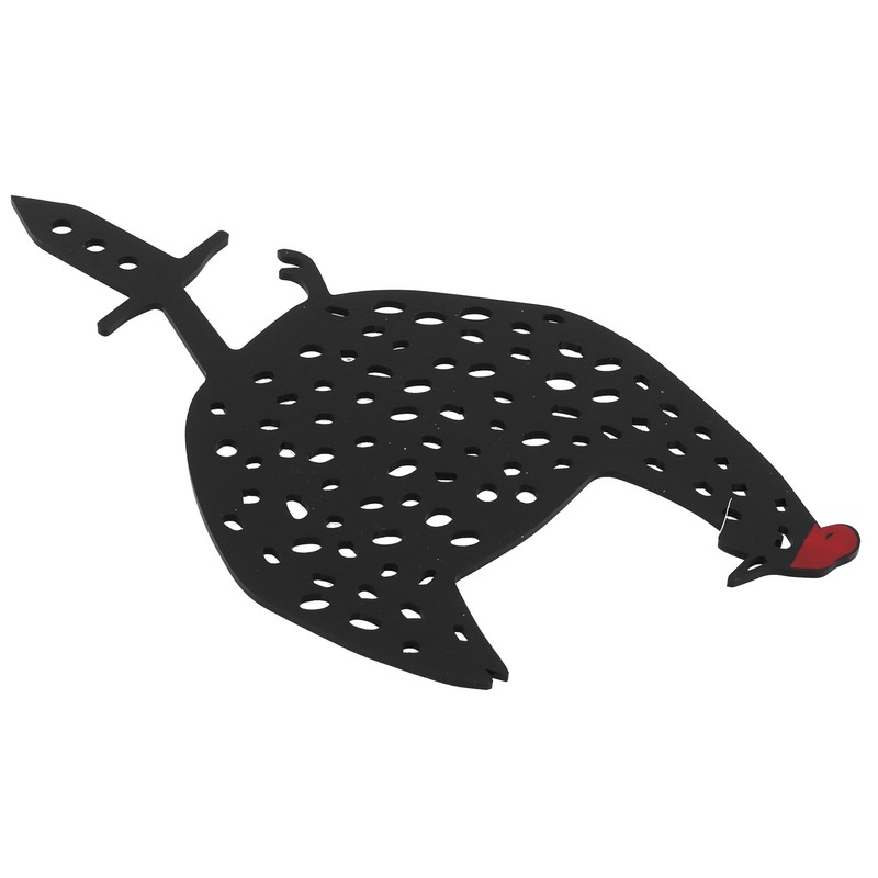 Chicken Hen Stake Hollow Animal Shape Decoration Outdoor Garden Lawn