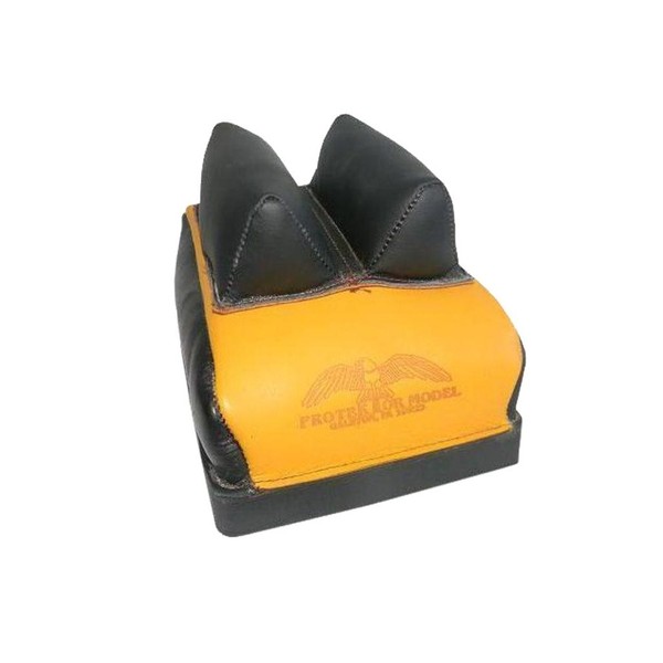 Protektor Model Dr. Bag with Mid. Leather Ear T.S. Between Ears Rear Benchrest Bag, 1/2-Inch