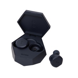 BUTTONS Air X True Wireless Earbuds, Superior Sound, Hybrid ANC in Headphones, Ergonomic Fit, IPX5 Waterproof, Touch Controls, Great for Travel and Everyday Use (Dark Gery)
