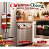 Christmas Snowman Refrigerator Handle Covers for Holiday Decorating – Plush
