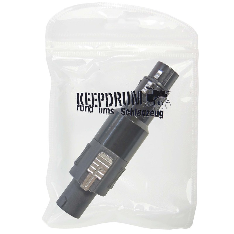 keepdrum ADA038 Speakon Adaptor XLR Female 3-Pin to Speakon Male