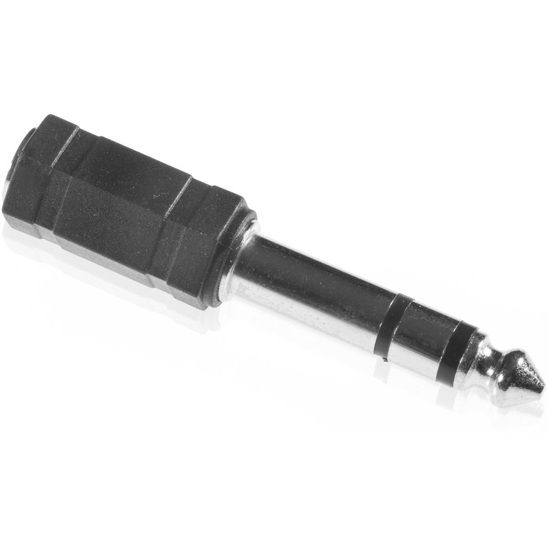 Poppstar - 2x Audio Jack Adapter (3.5mm socket to 6.3mm