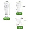 Eupneicu Traceless Picture Hooks [30 Pieces], 3 Waist Wall Picture