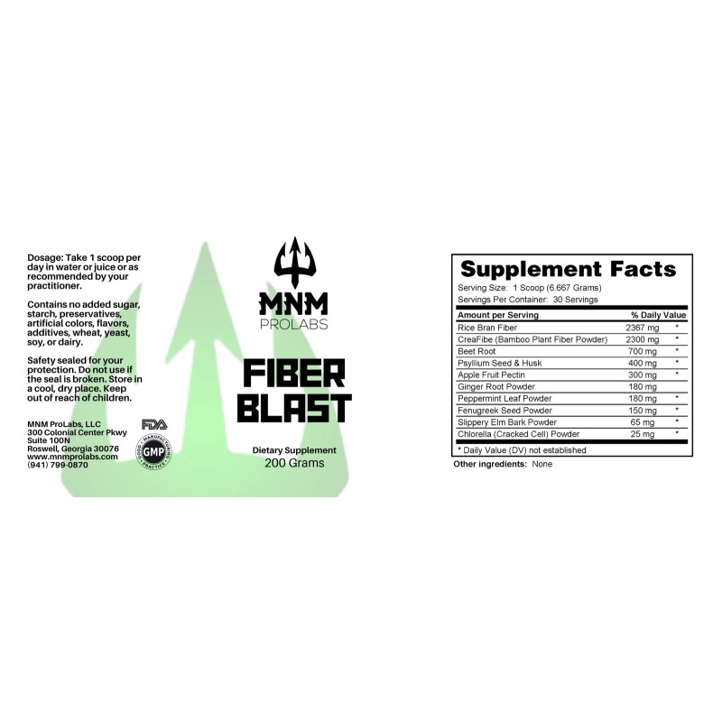 MNM ProLabs FIBER BLAST Advanced Formula Powder