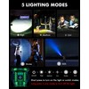 Super Bright Flashlight 5000.000 High Lumens, LED Rechargeable Flashlights Powered