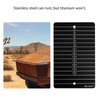 Titanium Seed Phrase Storage, Crypto Backup Metal Wallet Plate, Fireproof