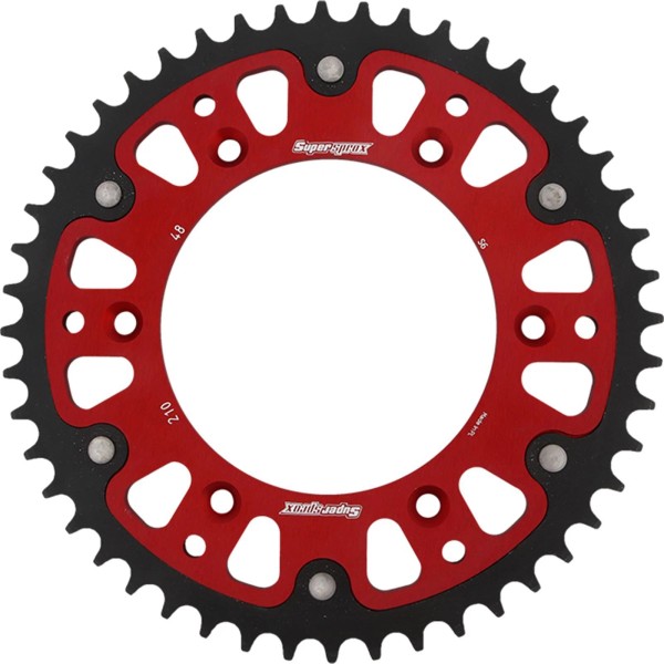 Supersprox Stealth Sprocket - 48-Tooth - Red RST-210-48-RED