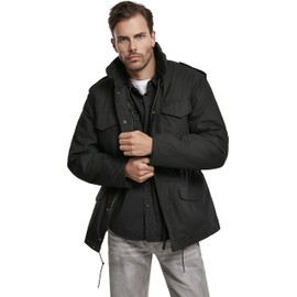 Brandit Men's M-65 Classic Field Jacket, Black - Premium, X-Large